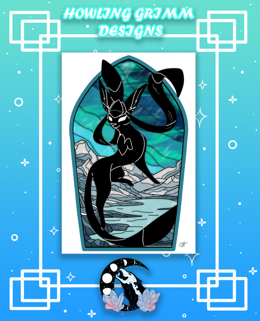 Stained Glass - Glaceon